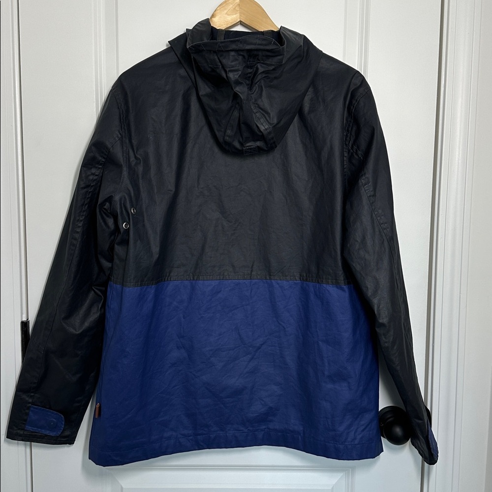 Bellfield Men’s Two-Toned Rain Jacket Blue/Black L - Picture 7 of 9